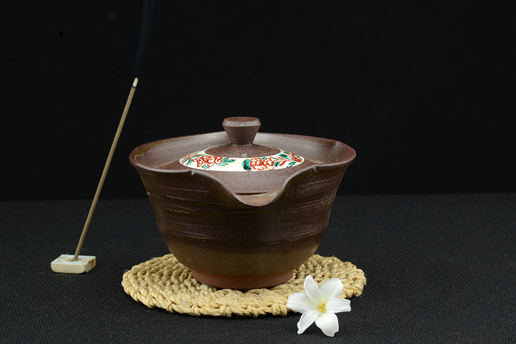 Kyotói virágos hoihin, marukyu koyamaen, japán tea